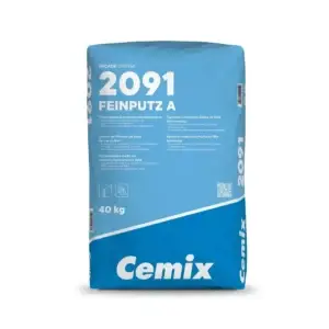 Tinci var-ciment granulație fină Cemix 2091 FEINPUTZ A, interior/exterior, 40 Kg