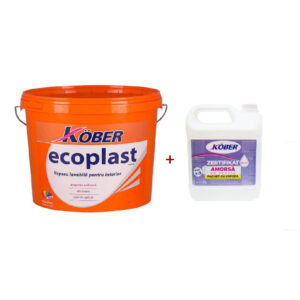 Vopsea lavabila Ecoplast 15 L + amorsa 3 L