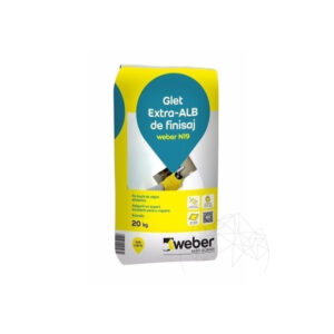 Glet extra-alb de finisaj Weber N19 - 20 Kg