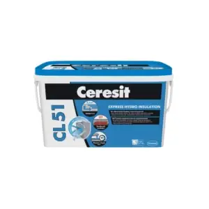 Ceresit CL 51 Express – Hidroizolație flexibilă monocomponentă sub gresie și faianță, interior, 5 kg