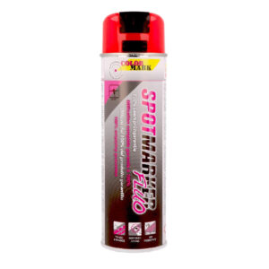 Vopsea spray pentru marcaje industriale Colormark Spotmarker, 500ml, roșu fluorescent