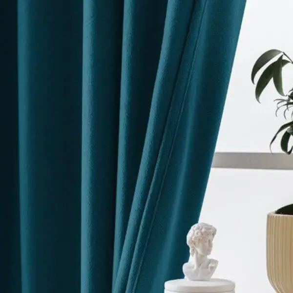 Draperie turquoise Velvet Amelie 5018-9 - imagine 2