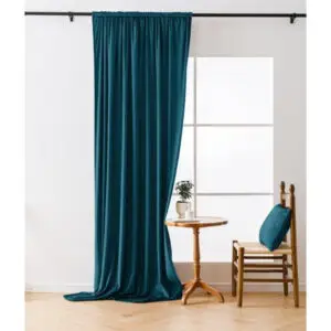 Draperie turquoise Velvet Amelie 5018-9