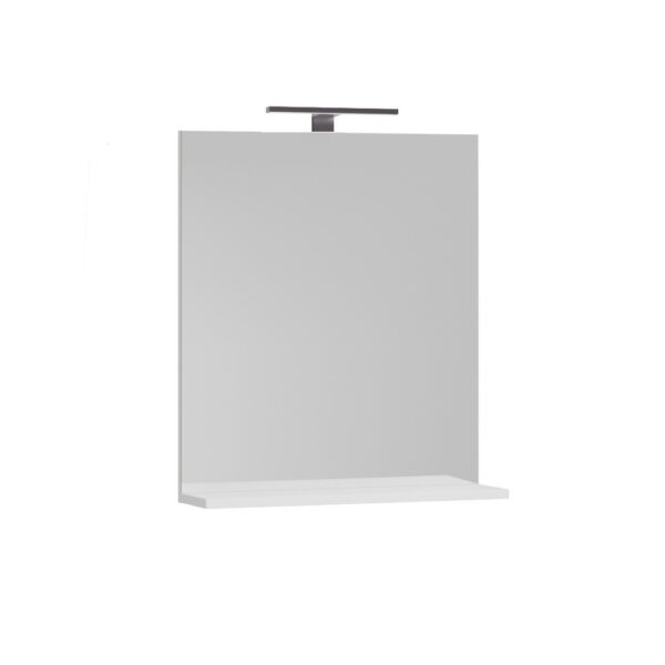 Oglindă de baie alba 60 cm seria 055