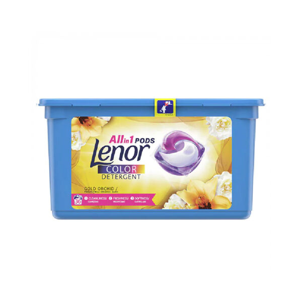 Detergent capsule Lenor All in One PODs Spring Awakening/One Pods Gold Orchid 36 spalari - imagine 2
