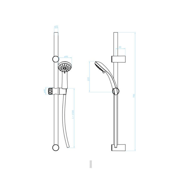 Set de dus alb Cento NKC 61A1 - imagine 2
