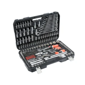 Trusă de scule profesională 216 piese, 1/2", 3/8", 1/4", oțel CrV, YT-38841