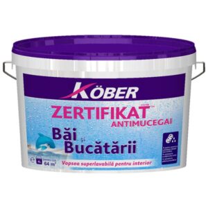 Vopsea lavabila KOBER Zertifikat Baie si Bucatarie 4L