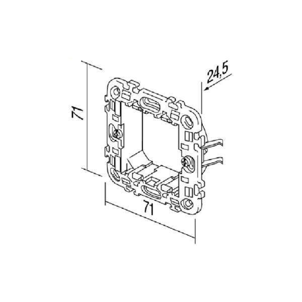 Modul rama fixare 2 m TEM-NM20 - imagine 3