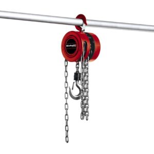 Palan manual cu lant Einhell TC-CH 1000 - 1000 kg, ridicare 2.5 m, carlig sarcina cu siguranta