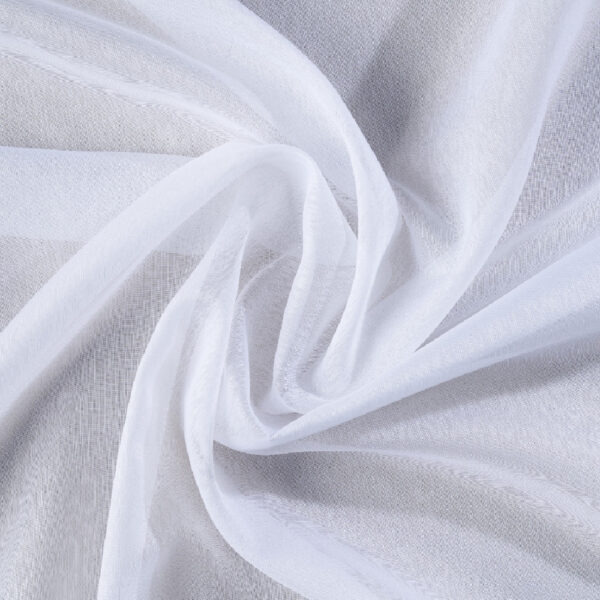 Perdea alba 14-Sable-T01 300 cm