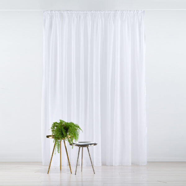 Perdea alba 14-Sable-T01 300 cm - imagine 2