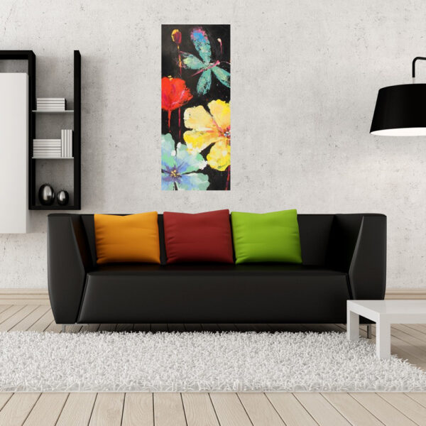 Tablou flori A 100x40 cm - imagine 2