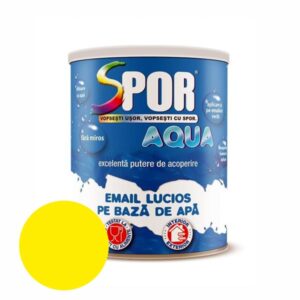 Email lucios pe baza de apa Spor Aqua galben 0,7l