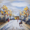 Tablou Bus Stadion 60x60 cm 218-EOPI1878
