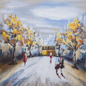Tablou Bus Stadion 60x60 cm 218-EOPI1878