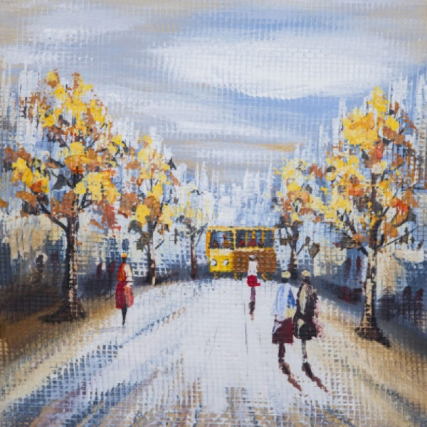 Tablou Bus Stadion 60x60 cm 218-EOPI1878