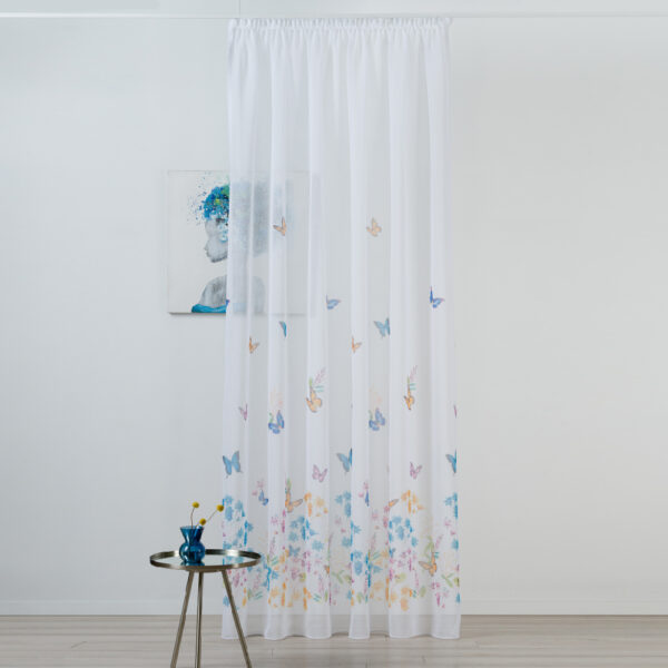 Perdea cu fluturi 279-Carolina-01 280 cm - imagine 2
