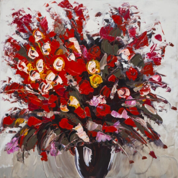 Tablou Geranium rosu 60x60 cm 218-OPE3109B