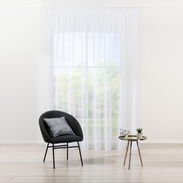 Perdea alb 300 cm 14-Finesse-T01 - imagine 2