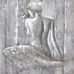Tablou Young gri 80x80 cm