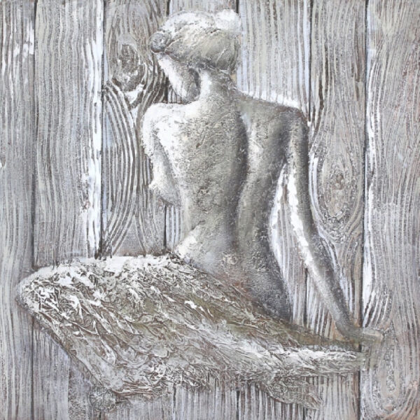 Tablou Young gri 80x80 cm