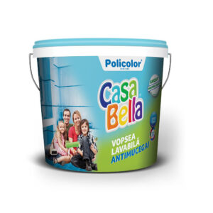 CasaBella vopsea lavabilă antimucegai albă pentru interior 4 L