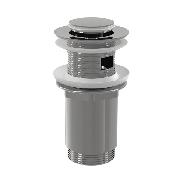 Ventil lavoar Click/Clack 5/4" metalic cu preaplin, dop mic