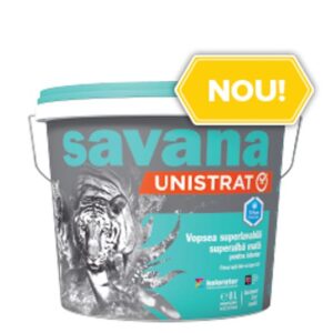 Vopsea superlavabila Savana Unistrat superalba, Mata 8 L