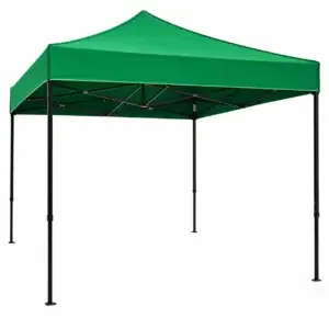 Cort tip pavilion pliabil verde 3x3 m