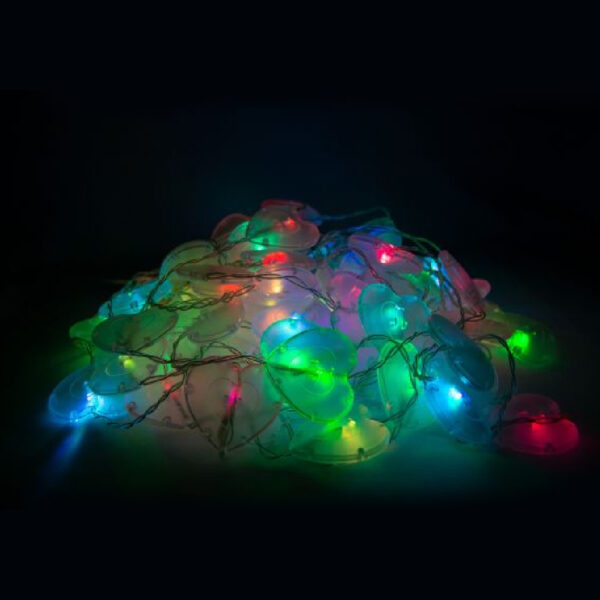 Instalatie inima 78 led-uri 2x1.5 m - imagine 2