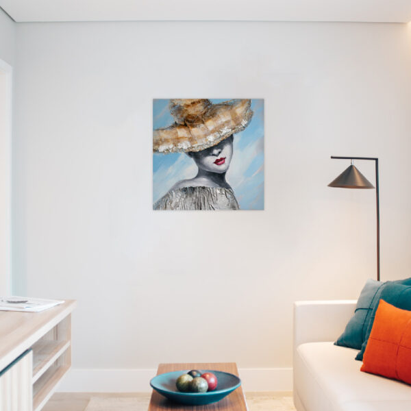 Tablou Madame 80x80 cm - imagine 2