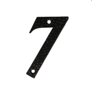 Numar 7 pentru usa 10 cm negru