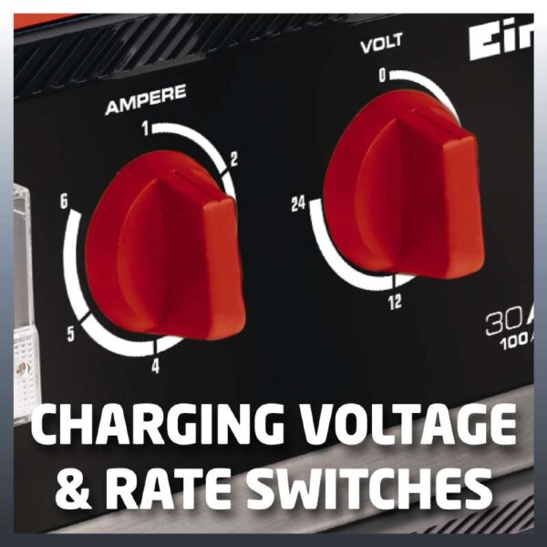 Redresor baterie 6/12/24 V Einhell CC-BC 30 - imagine 5