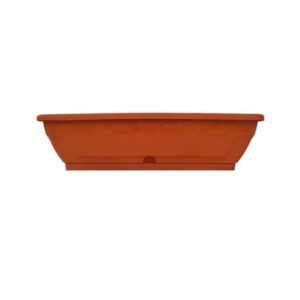 Jardiniera Lalea cu tava maro 80 cm