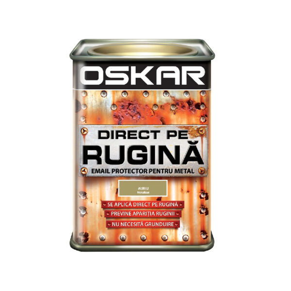 Oskar Direct pe Rugină - auriu metalizat 0,5 L