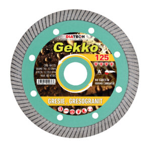 Disc diamantat pentru gresie Gekko125