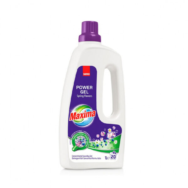 Detergent gel concentrat pentru rufe Sano Maxima 20 spalari, 1 l - imagine 3