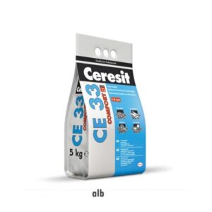 CE 33 Chit de rosturi gresie si faianta 5 Kg- Alb