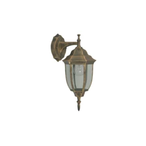 Aplică de exterior Klausen BABYLON 3, bronz antichizat, aluminiu și sticlă, stil clasic, 1xE27, IP44, LY-2002