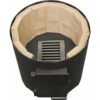 Ansamblu boiler 120 L cu focar cu usi din tabla - imagine 2