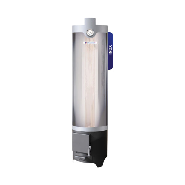 Ansamblu Boiler Inox 120 L cu focar rotund