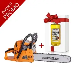 Drujba (motofierastrau) cu lant GP-MF45-40, 45 cmᶾ, 2.2 CP + 1 L Ulei de lant GRATUIT