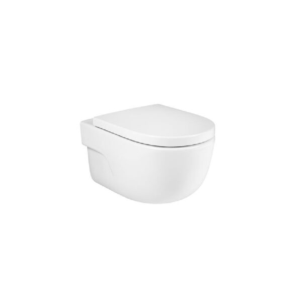 Set vas WC suspendat rimless Meridian + capac
