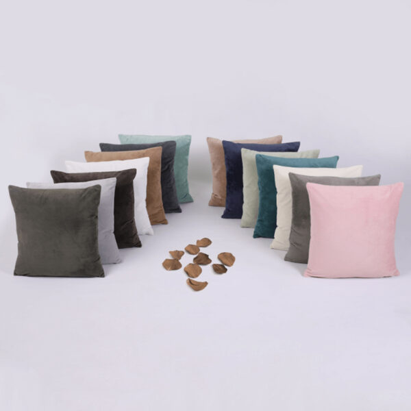 Pernă material textil de catifea Alita 45x45 cm diferite culori - imagine 7