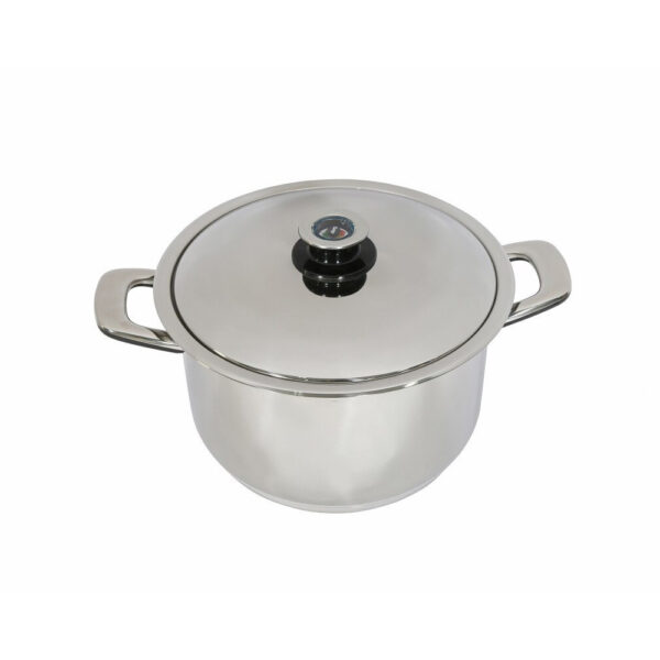 Oala inox cu capac 28 cm capacitate 10 l