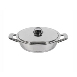 Oala inox cu capac 28 cm capacitate 5.5 l