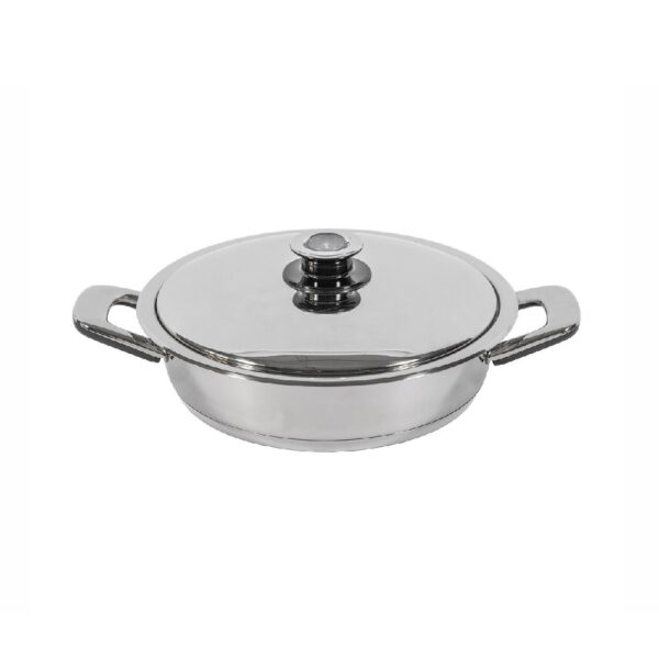 Oala inox cu capac 28 cm capacitate 5.5 l