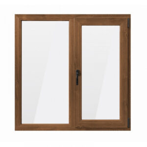 Fereastra PVC Bastion cu geam termopan 116x116 cm 5 camere nuc