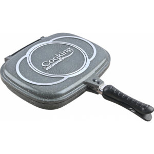 Tigaie dubla dreptunghiulara tip grill HR-ZCT-32 DR/DG